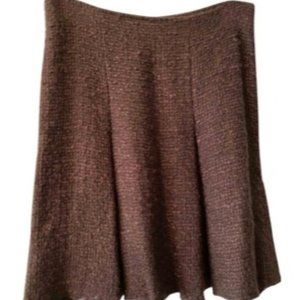 Prada Tweed Pleated Skirt